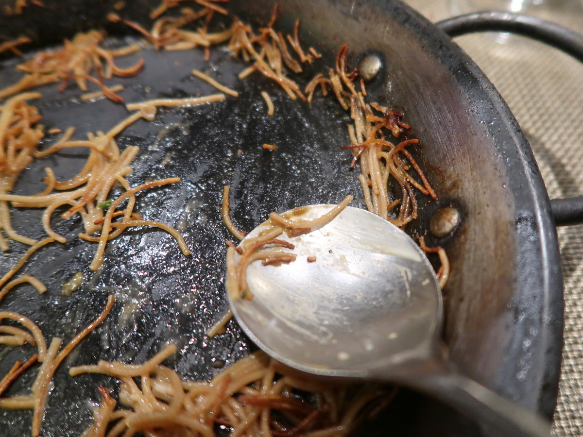 スプーンの方がこそげ落としやすい