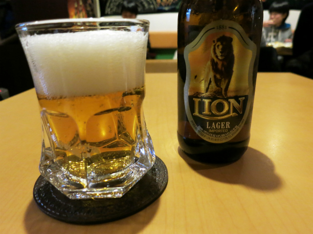 スリランカビール(LION LAGER) 600円