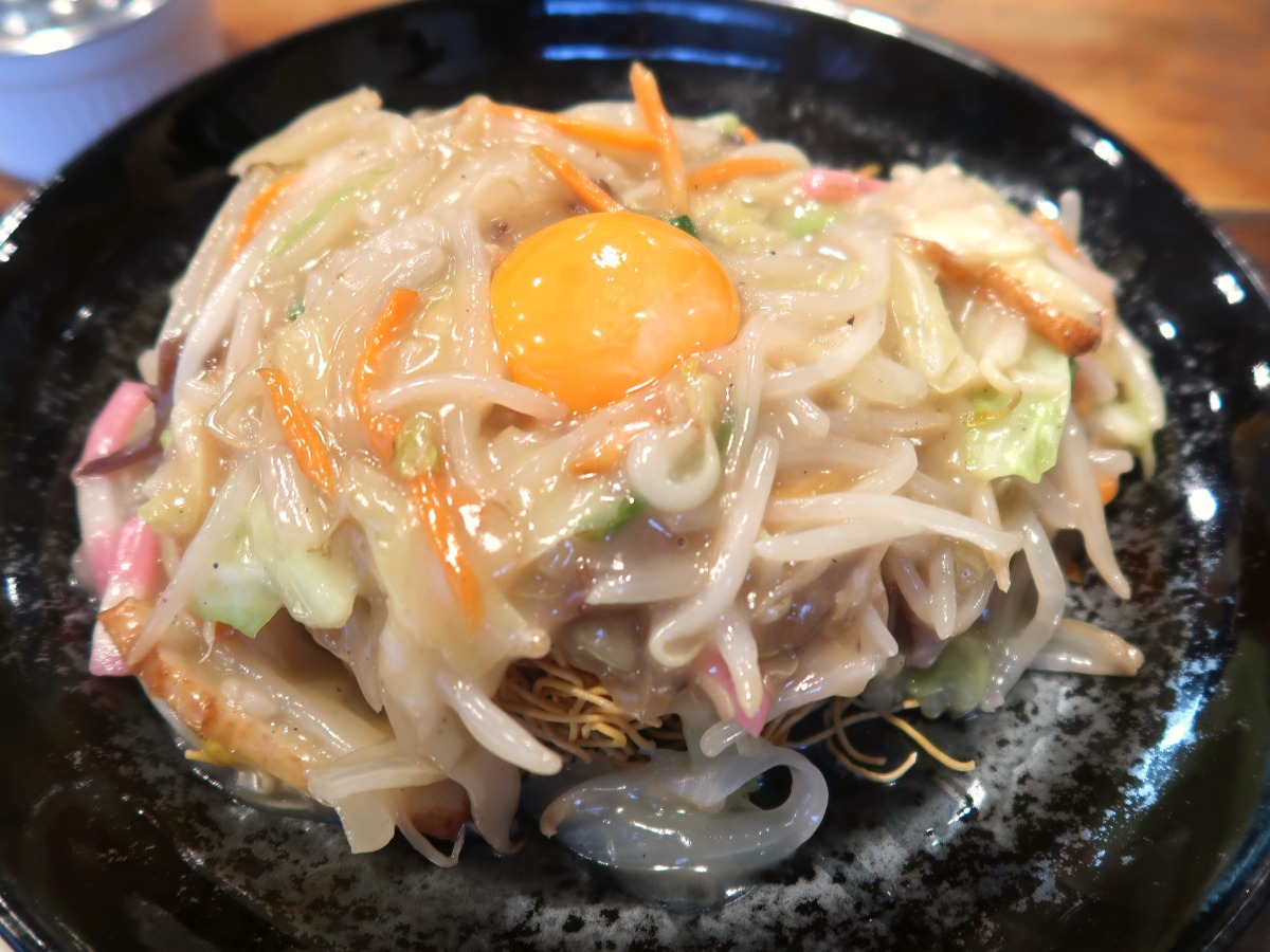 月見クリスピーちゃんぽん(皿うどん) 980円