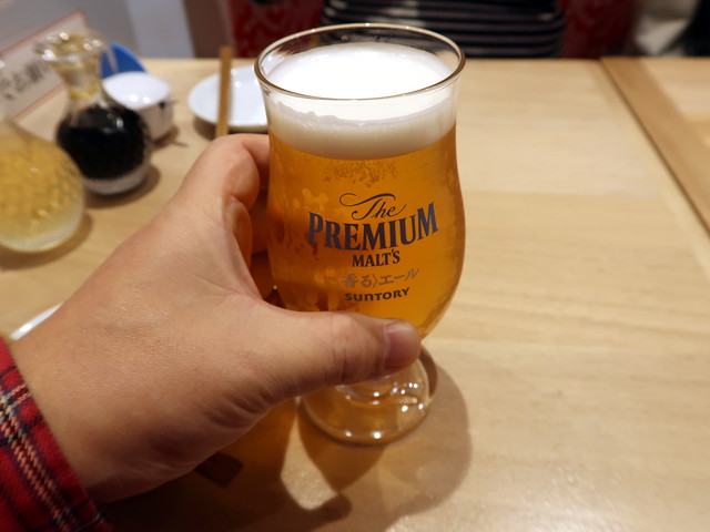 生ビール（プレモル香るエール） 600円