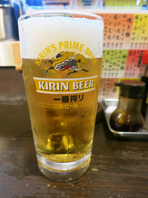 生ビール中ジョッキ 580円