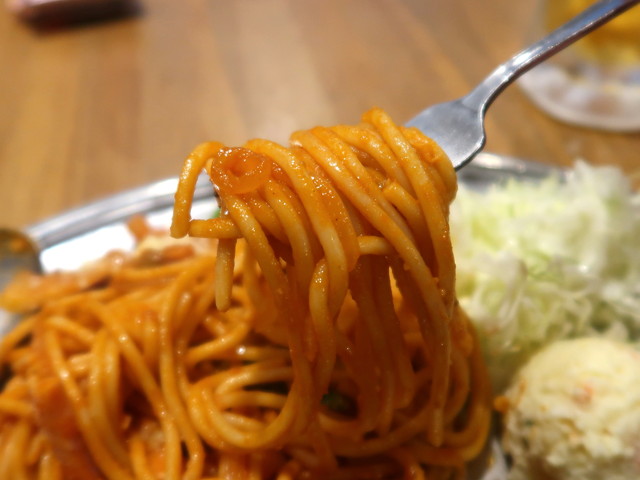 極太モチモチスパゲティが美味い