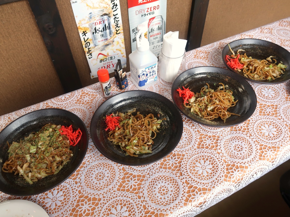 4種の麺を食べ比べてみた