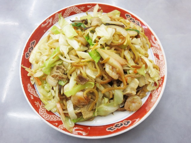 皿うどん(油炒麺) 600円