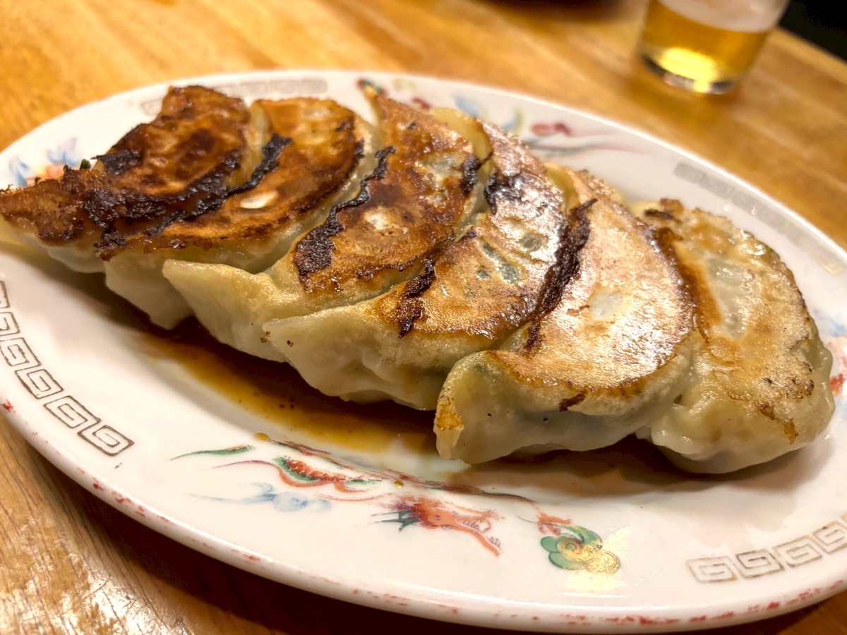 黒豚入り焼き餃子 600円