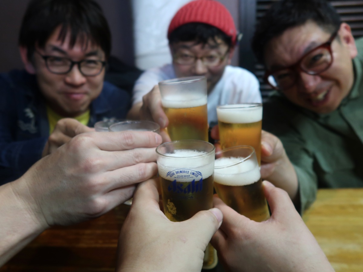 みんなで乾杯
