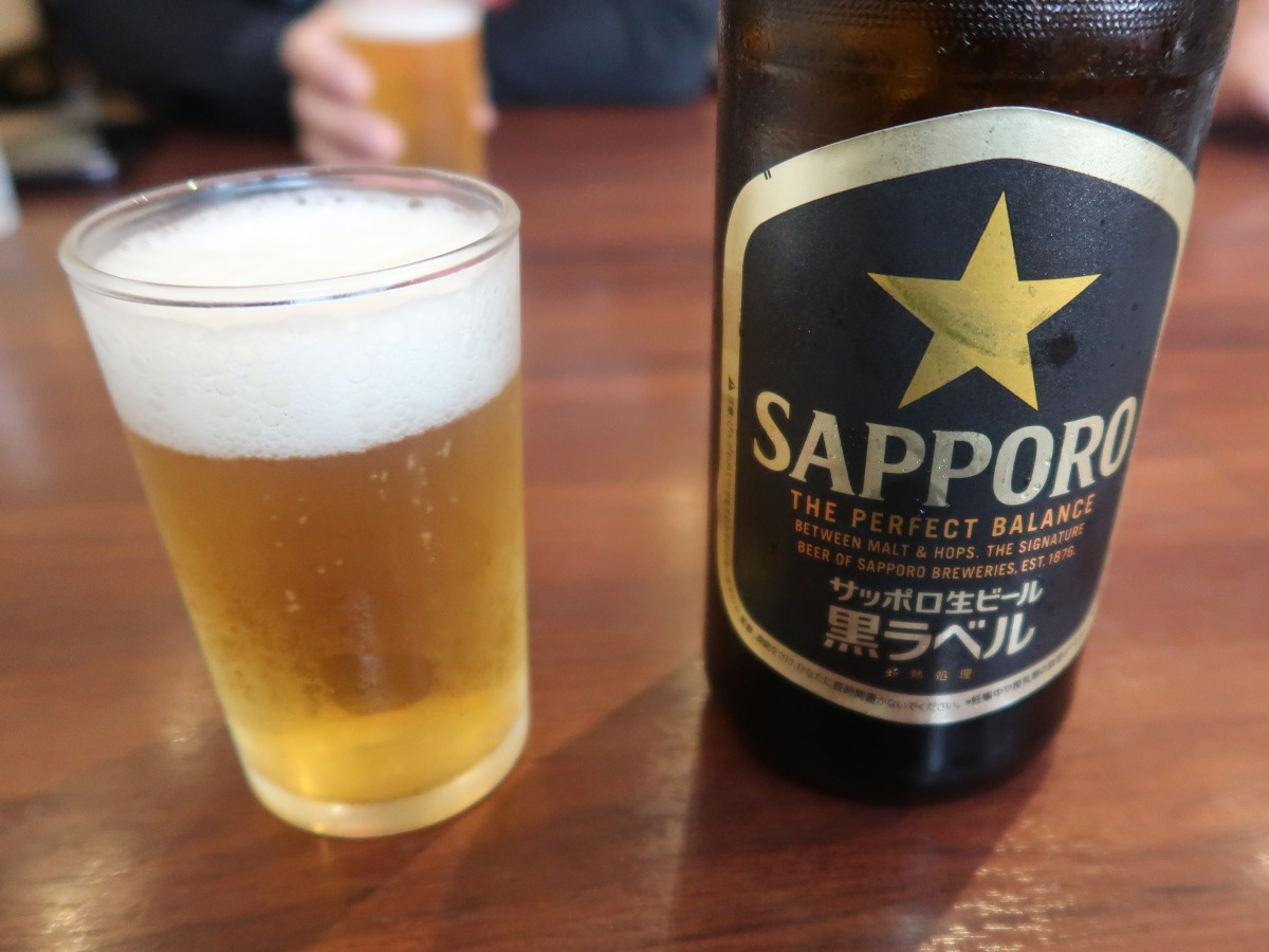 サッポロ黒ラベル(中瓶) 630円