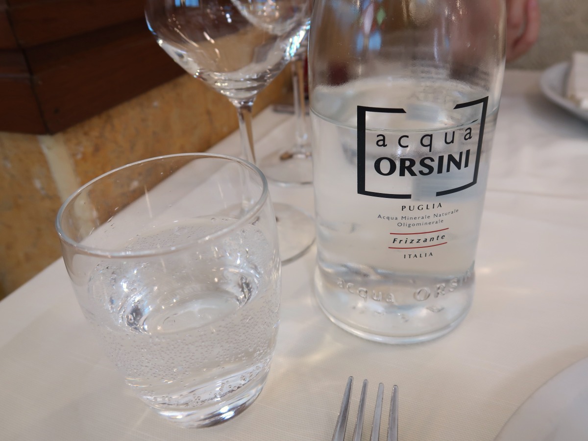 Acqua Frizzante(炭酸水) €2