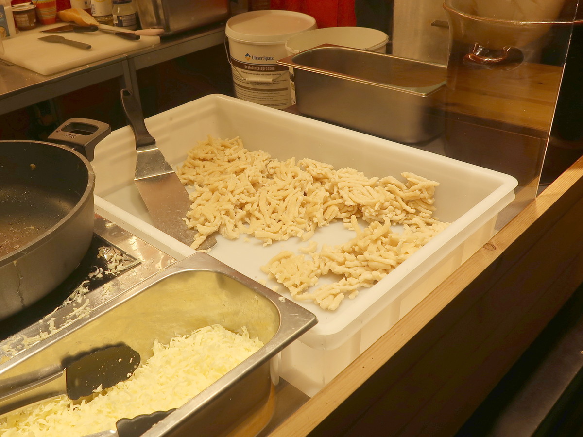 ドイツ南部のパスタ、シュペッツレ