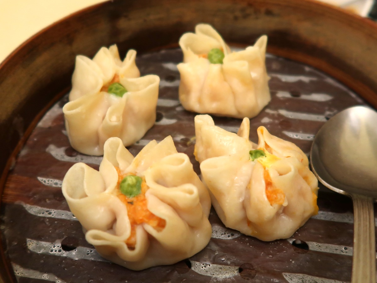 焼麦（Ravioli di Gamberi al Vapore） €6.00